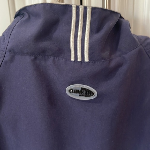 Adidas Climashell Pullover Sleeveless Windbreaker track Vest XL blue 2003 Y2K - Picture 4 of 9